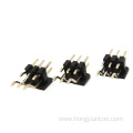 2.54MM Double Row Right Angle smt Male Pin Header Connector